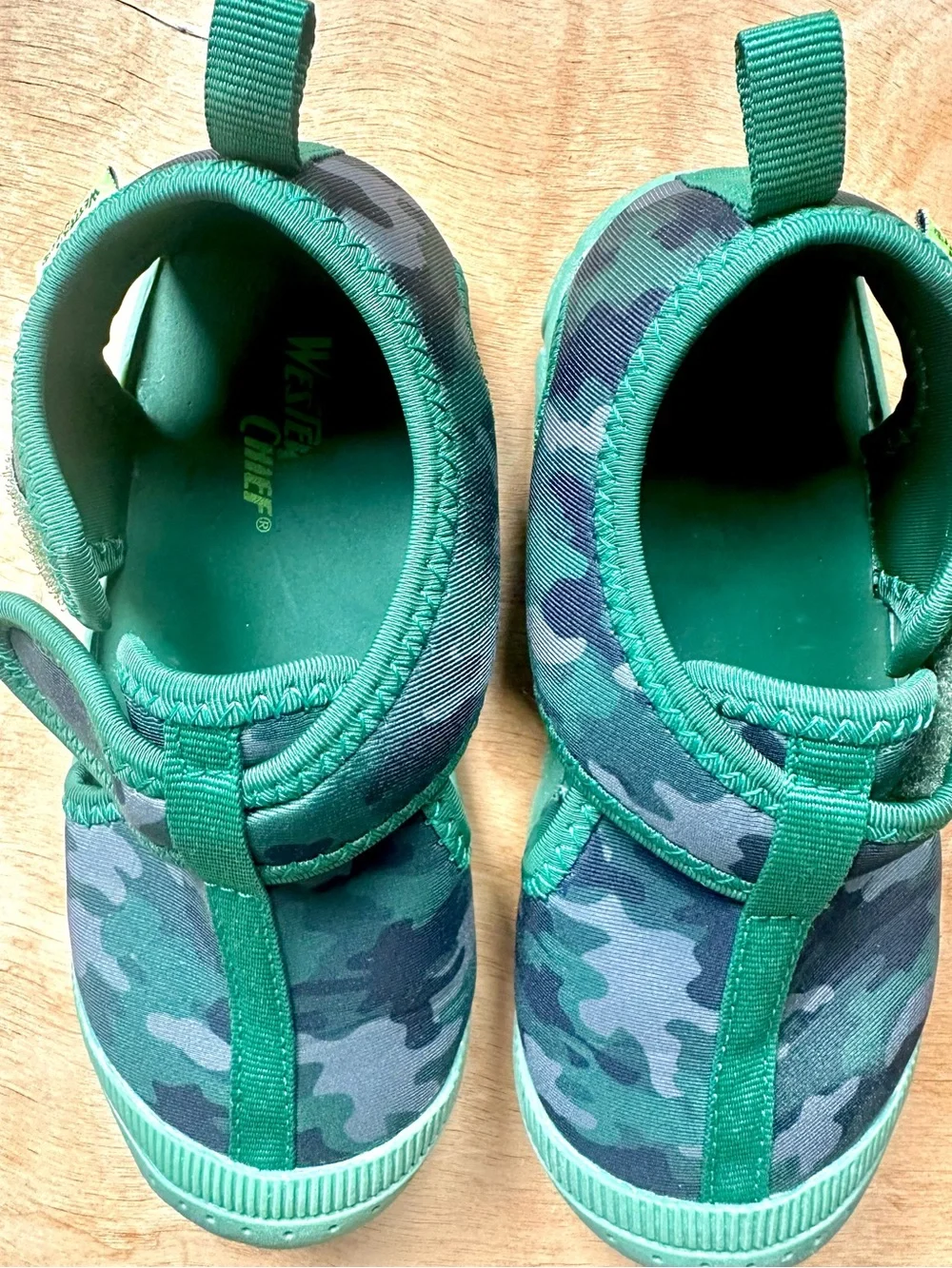 Western Chief Beachgoer Neoprene Sport Sandals Camo Kids Size 12 Water Shoes